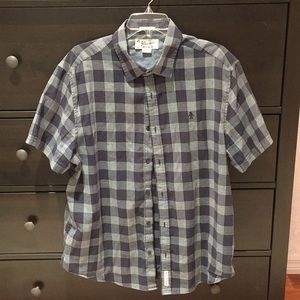 Penguin blue checkered shirt
